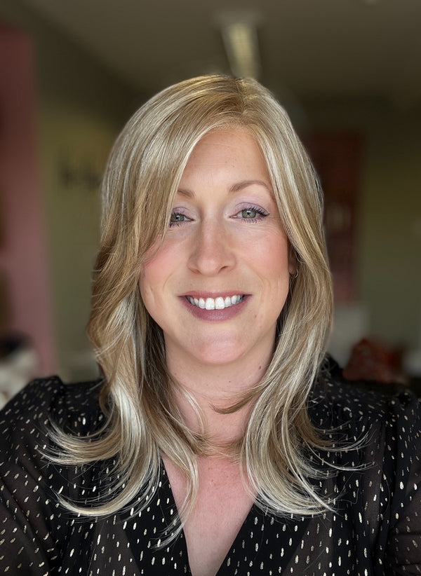 Ellen Wille, Miley Small Mono Part wig | Synthetic fibre | Champagne Mix | Petite cap | 18" length