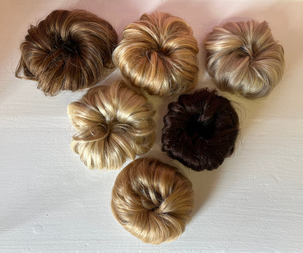 Human Hair Scrunchies | 5-6" Diameter