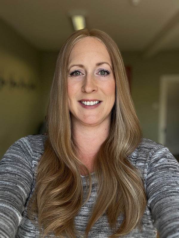 Her Hair My Head | BETHANY | Luxury hand-tied wig | M cap | Lace top | 22" length