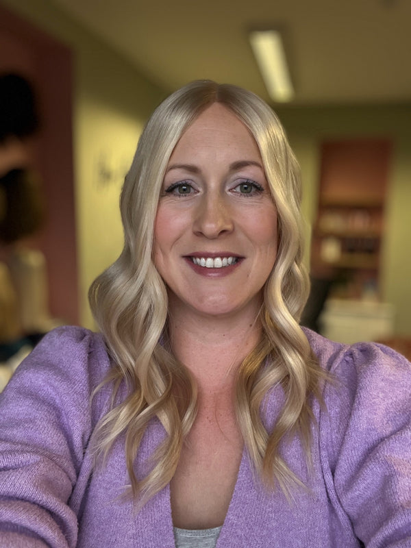 Her Hair My Head | ALICIA | Super Flat topper | 7x7" base | Closed lace top | 18-19" length